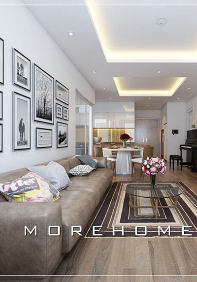 Sofa da- sự lựa chọn hợp lý tạo nên nét sang trọng cho phòng khách