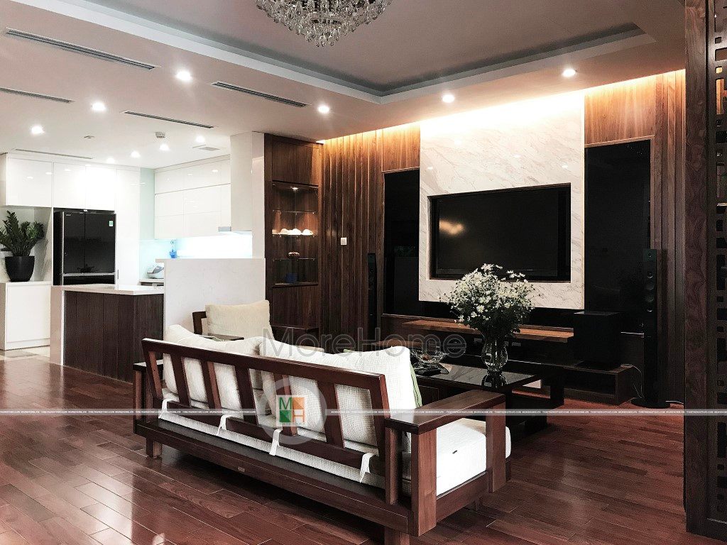 Thi công nội thất chung cư imperia garden hiện đại