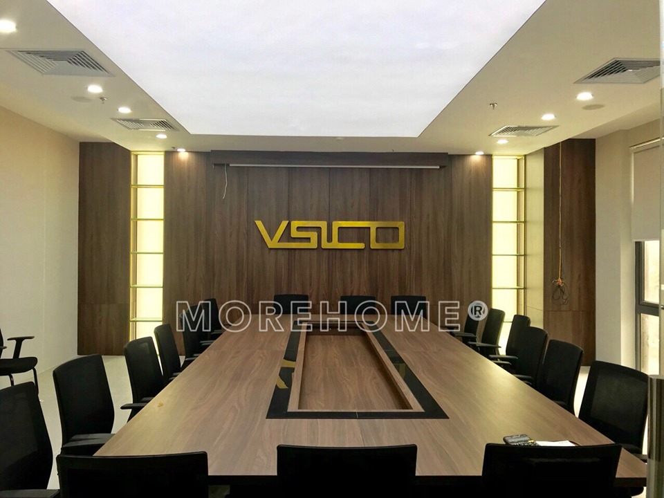 Thi công phòng họp văn phòng VISCO
