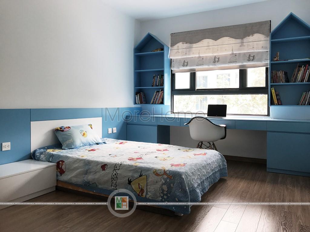 Thi công nội thất phòng ngủ biệt thự Vinhomes Thăng Long