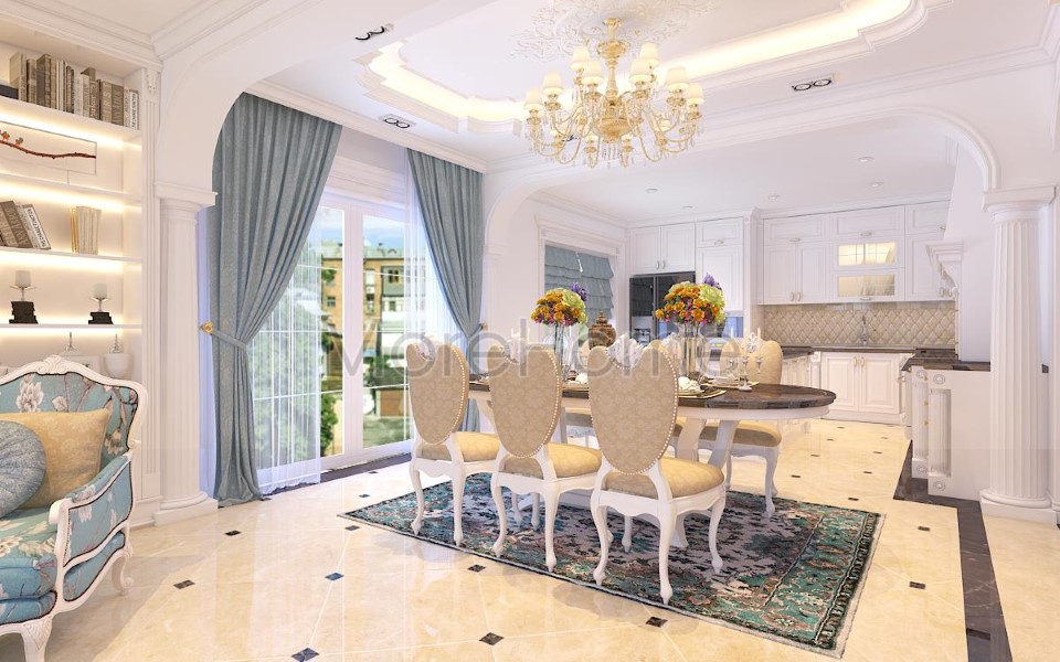 Thiết kế nội thất biệt thự Euro Land