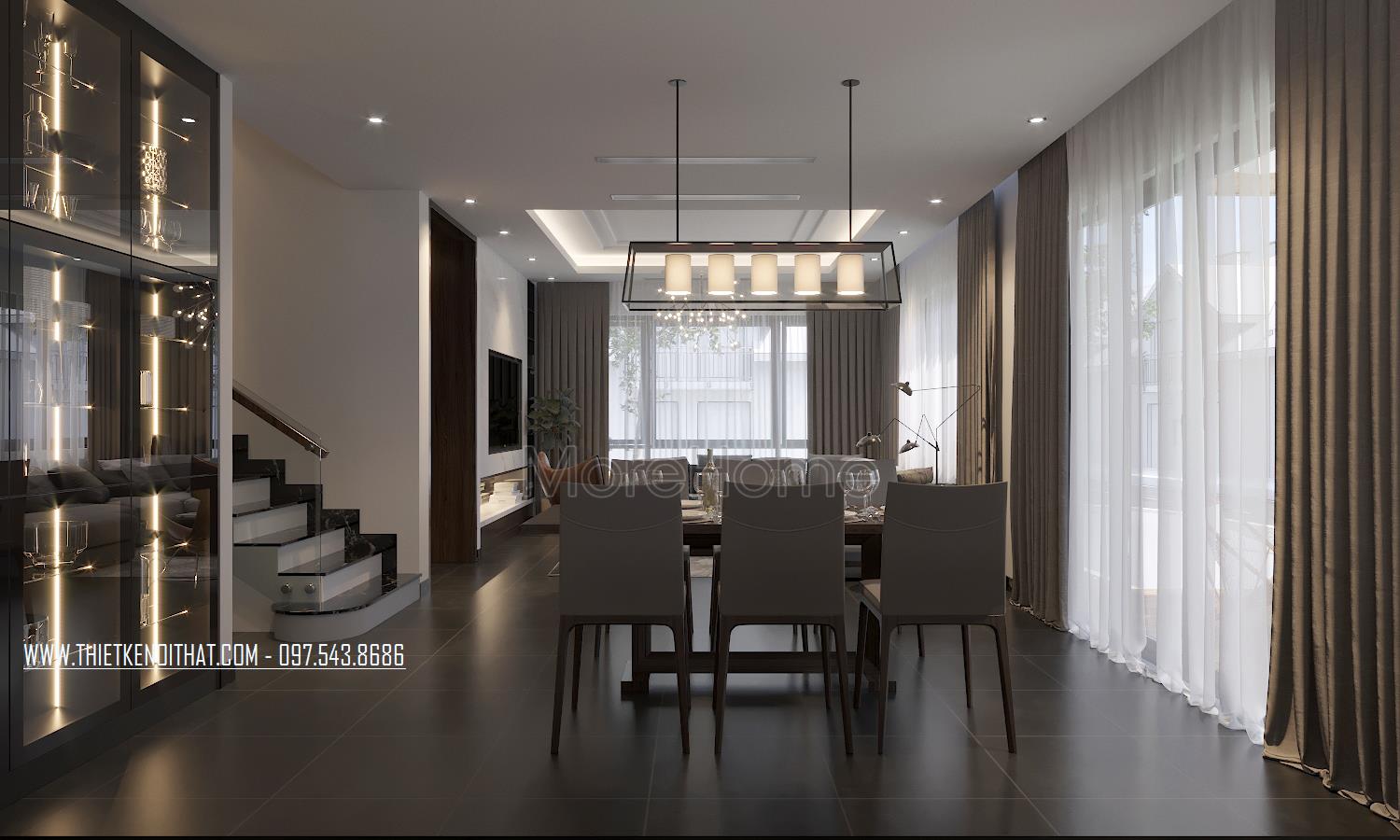 Thiết kế ngoại thất và nội thất biệt thự ECOPARK