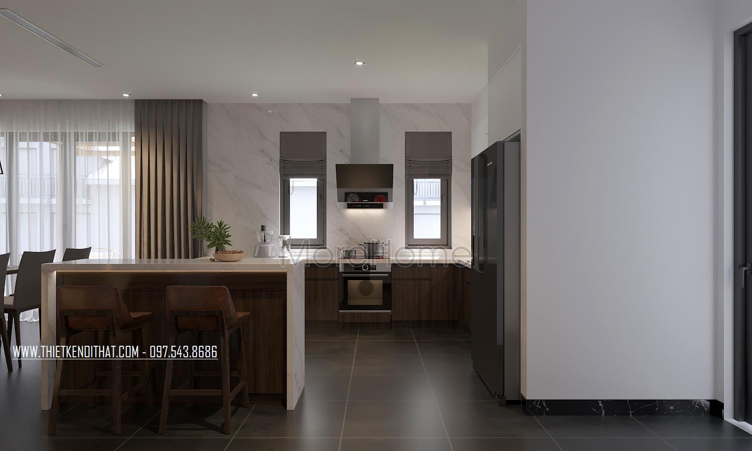 Thiết kế ngoại thất và nội thất biệt thự ECOPARK