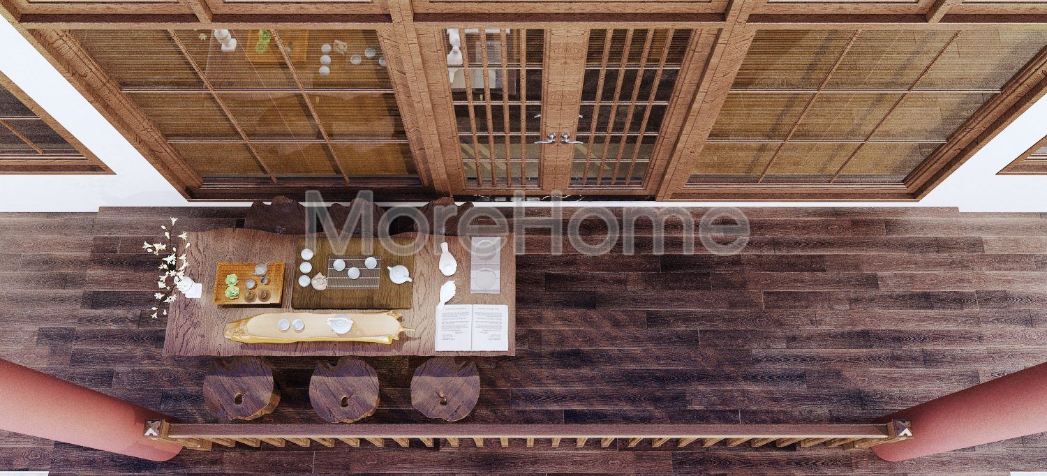 Thiết kế nội thất biệt thự gỗ đẹp TP Pleiku Gia Lai