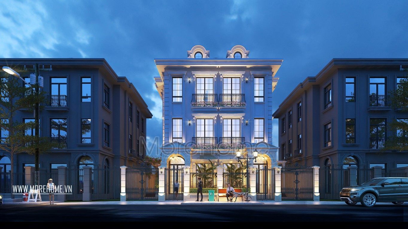 Thiết kế kiến trúc biệt thự Vinhomes Green Bay