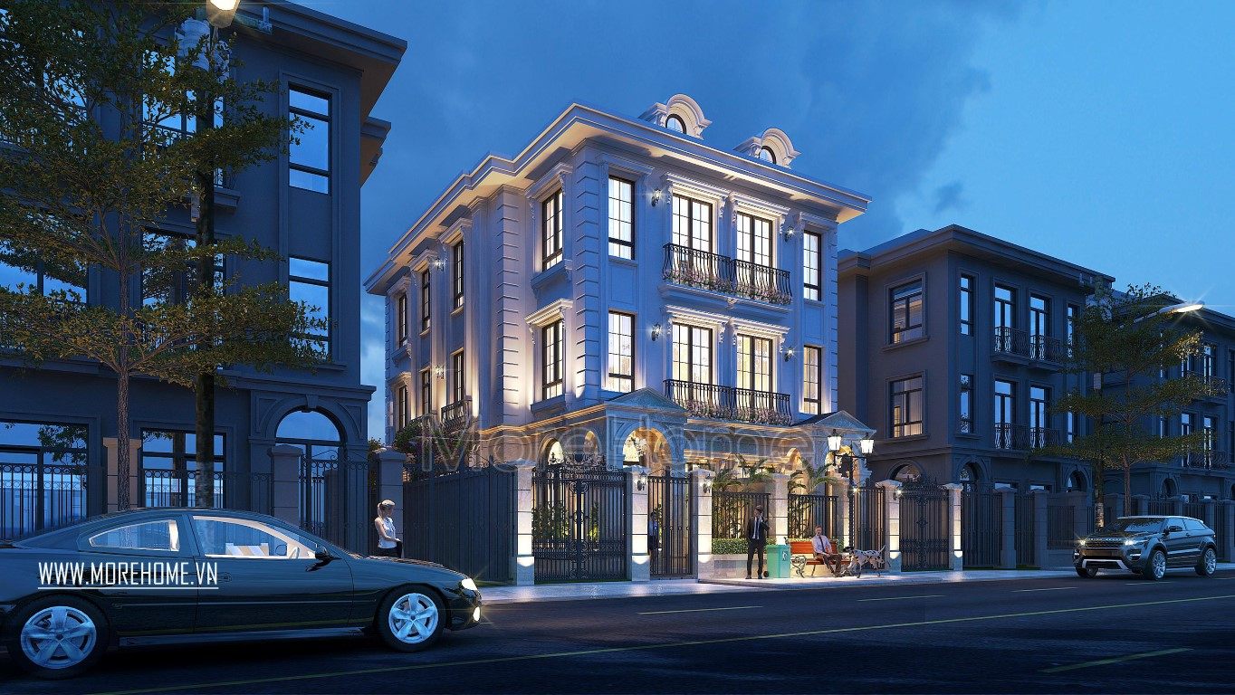 Thiết kế kiến trúc biệt thự Vinhomes Green Bay