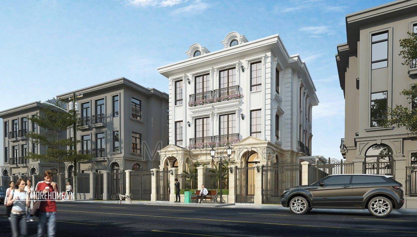 Thiết kế kiến trúc biệt thự Vinhomes Green Bay