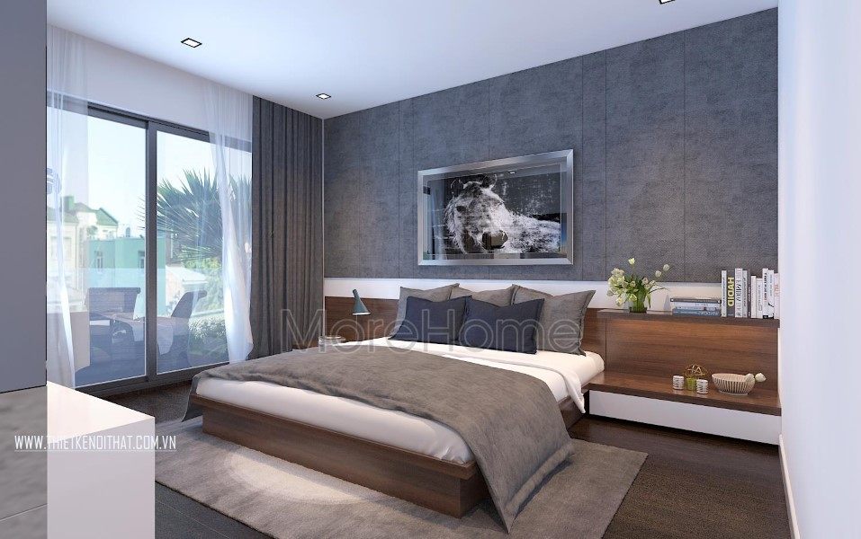 Thiết kế kiến trúc, nội thất biệt thự hiện đại tai TP Vinh