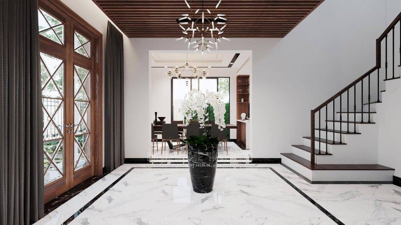 Thiết kế sảnh biệt thự manhattan vinhomes imperia hải phòng