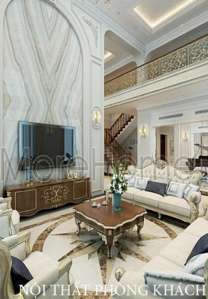 Thiết kế nội thất biệt thự tân cổ điển nhà Anh Trường - Quận 11