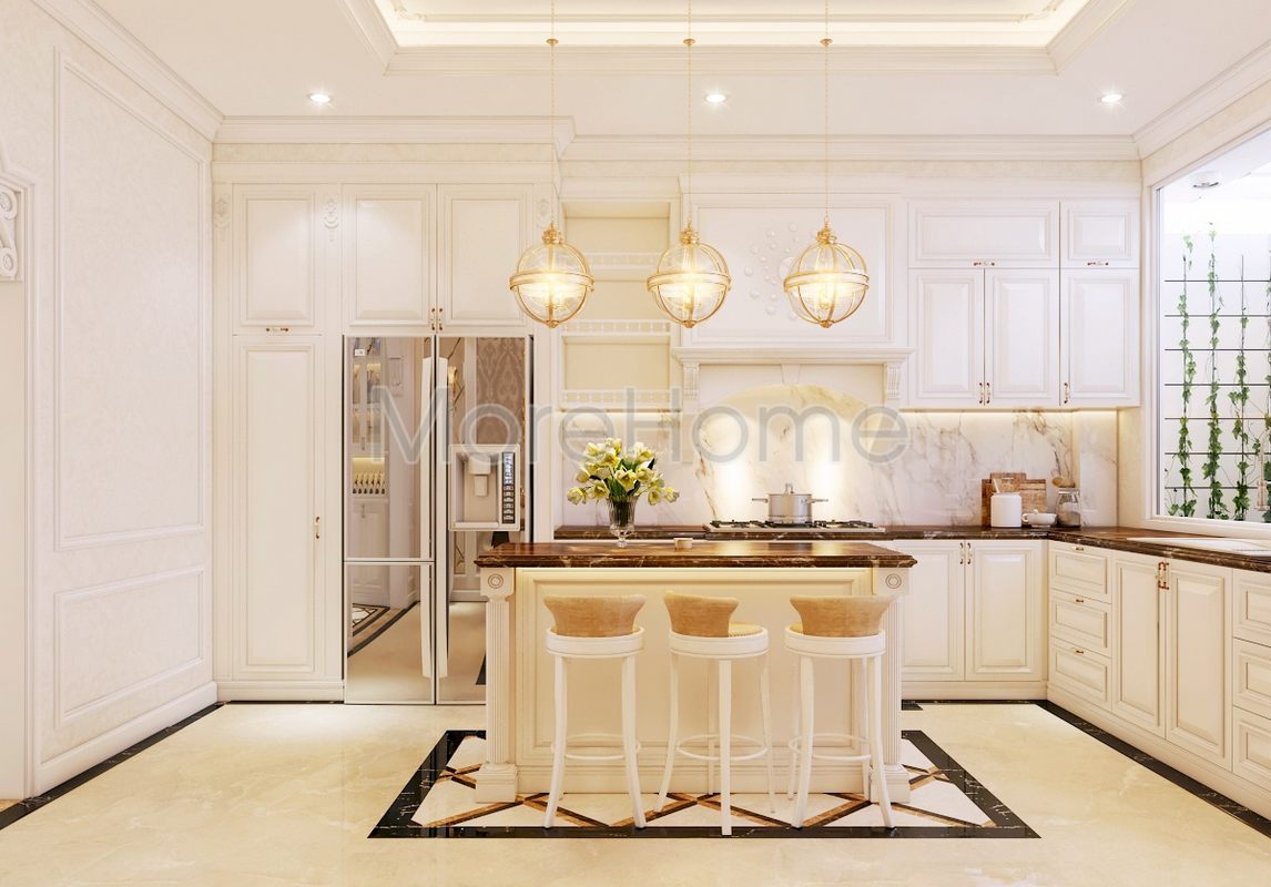 Thiết kế nội thất biệt thự tân cổ điển Tân bình