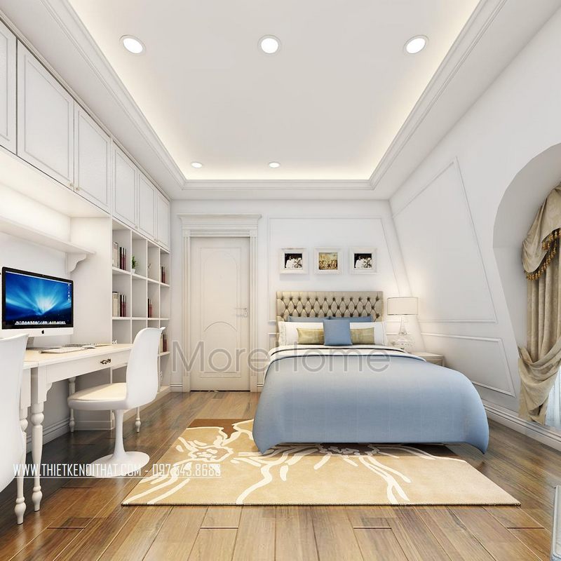 Thiết kế nội thất biệt thự tân cổ điển Dương Nội