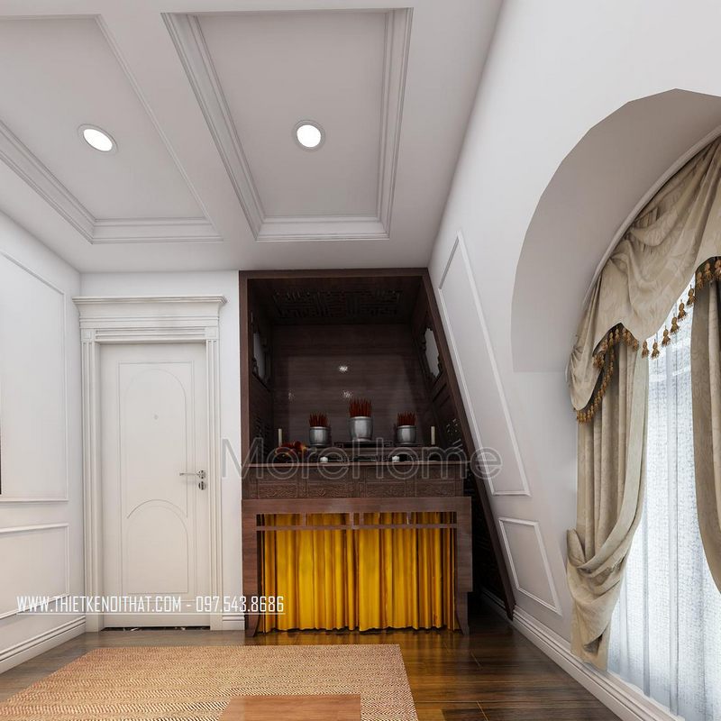 Thiết kế nội thất biệt thự tân cổ điển Dương Nội