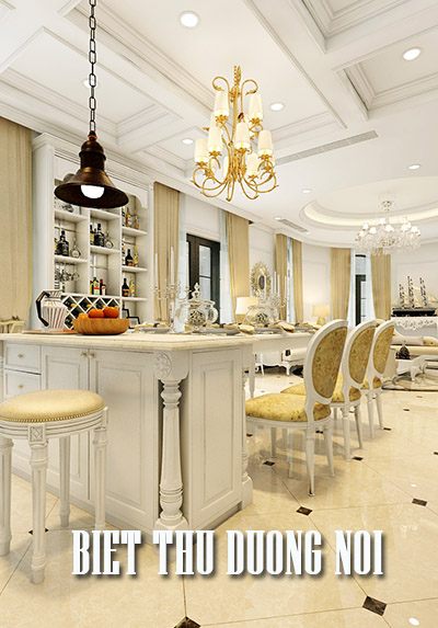 Thiết kế nội thất biệt thự tân cổ điển Dương Nội đẹp - Anh Sơn