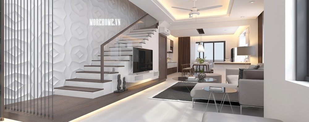 Thiết kế nội thất biệt thự Vinhomes Thăng Long hiện đại - Chị Vân