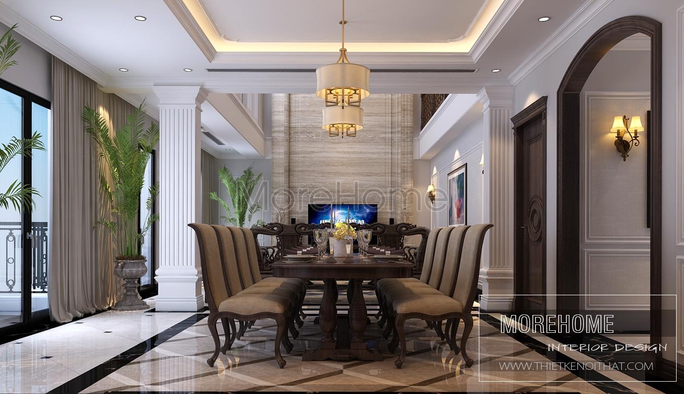 Thiết kế nội thất biệt thự Vinhomes Phú Lý Hà Nam