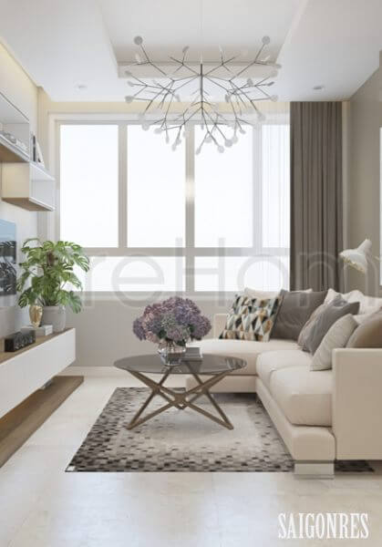 Thiết kế nội thất căn hộ chung cư Saigonres - Anh Triệu sáng tạo, hiện đại