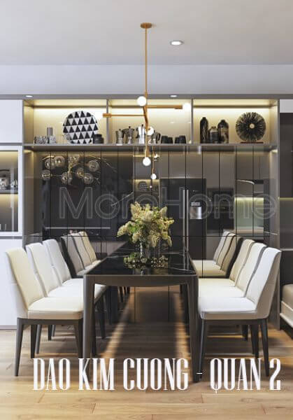 Thiết kế nội thất căn hộ chung cư Đảo Kim Cương - Quận 2 hiện đại