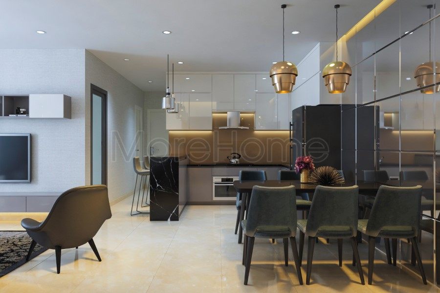 Thiết kế nội thất căn hộ tại chung cư Luxcity Quận 7