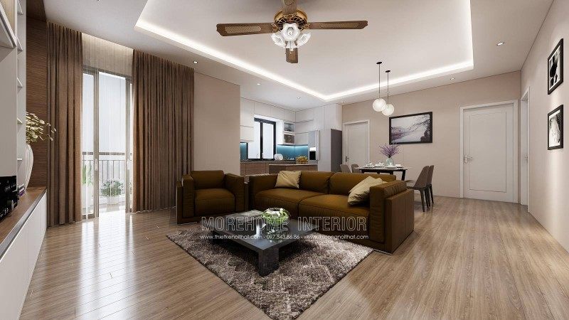 Thiết kế nội thất căn hộ mẫu imperia sky garden 423 minh khai hà nội