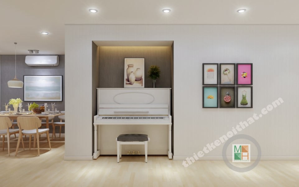 Thiết kế nội thất căn hộ Fideco Thảo Điền