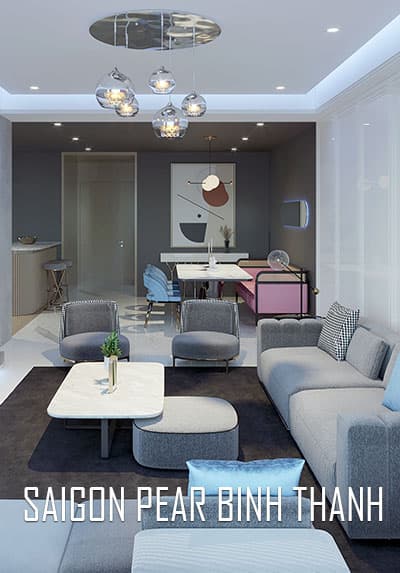 Thiết kế nội thất chung cư hiện đại Sài Gòn Pearl
