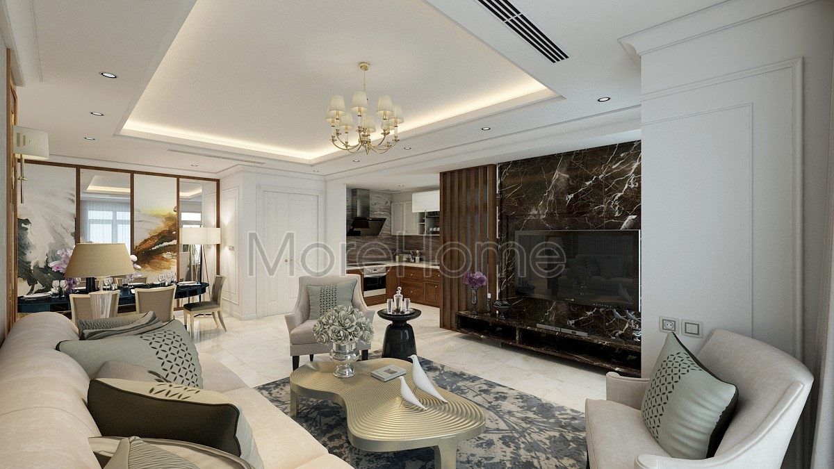 Thiết kế căn hộ mẫu tại Sài Gòn