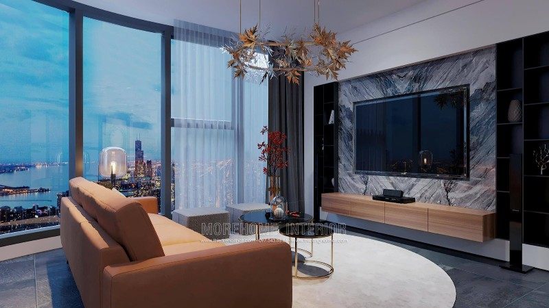 Thiết kế phòng khách chung cư vinhome bason quận 1 hcm