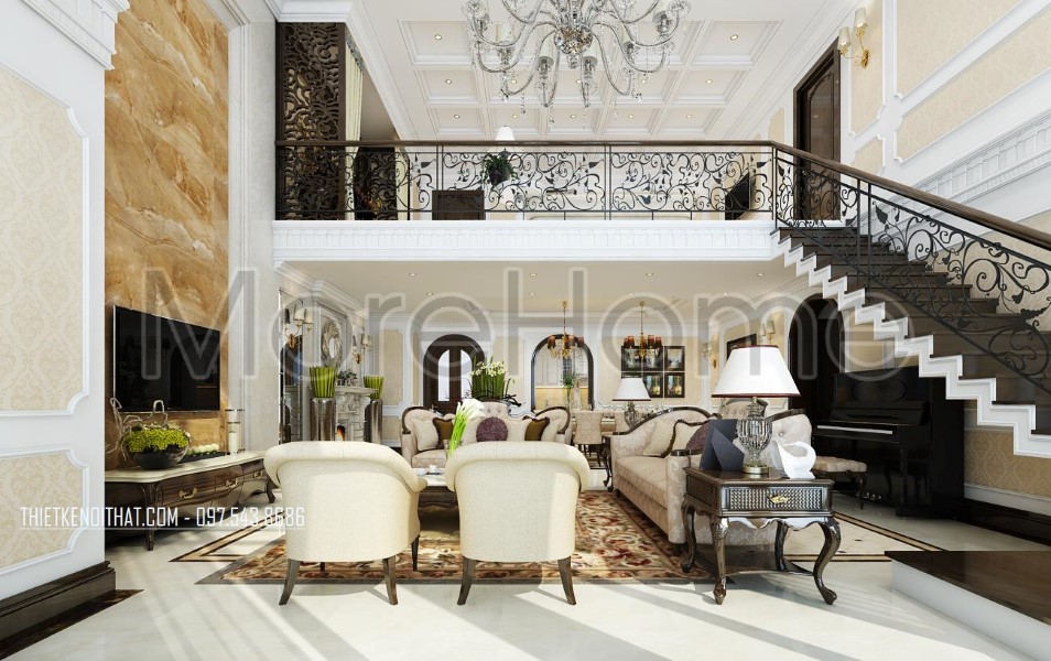 Thiết kế nội thất chung cư DUPLEX tại SKYLINE Văn Quán