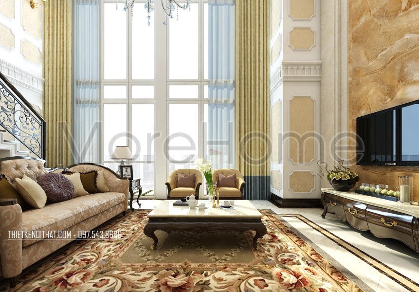 Thiết kế nội thất chung cư DUPLEX tại SKYLINE Văn Quán