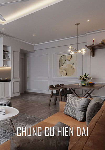 Thiết kế nội thất hiện đại mang phong cách trẻ trung, độc đáo cho căn hộ chung cư