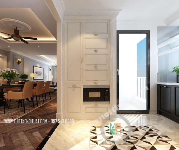 Thiết kế nội thất căn hộ chung cư Mulberry Lane