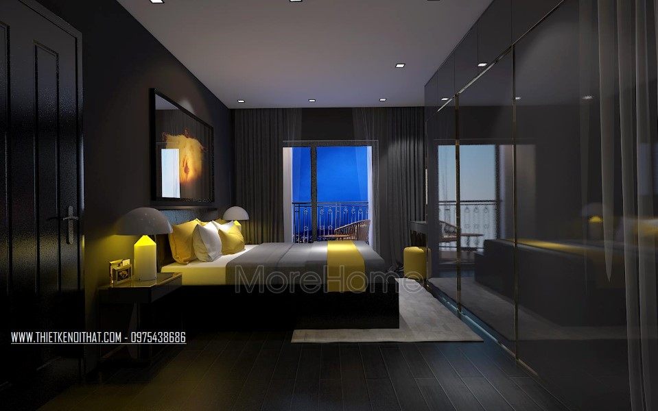 Thiết kế nội thất chung cư Royal City hiện đại