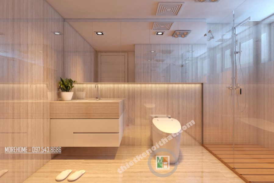 Thiết kế nội thất căn hộ chung cư viện chiến lược bộ công an