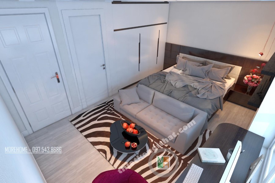 Thiết kế nội thất căn hộ chung cư viện chiến lược bộ công an