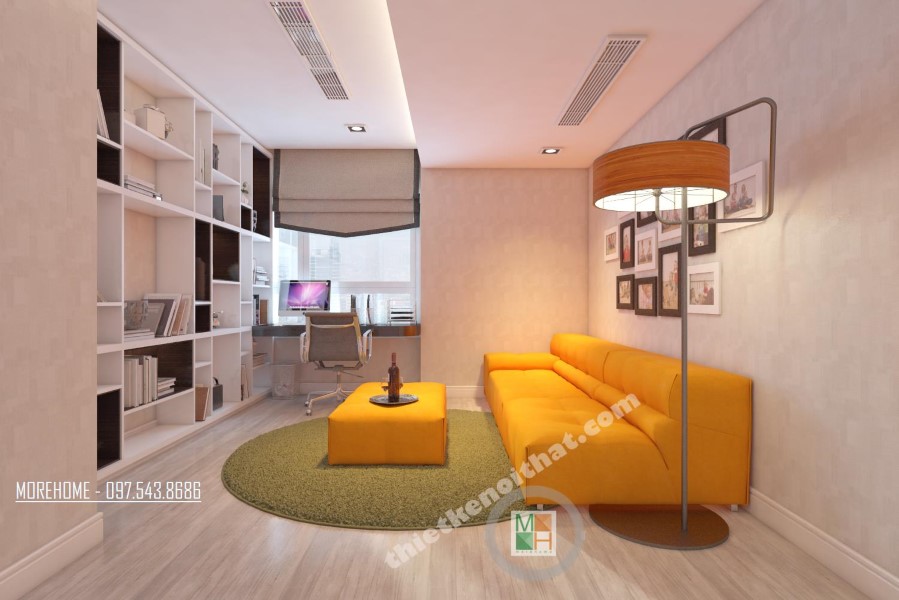 Thiết kế nội thất căn hộ chung cư viện chiến lược bộ công an