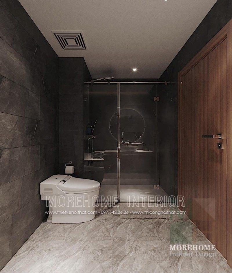 Thiết kế phòng tắm nhà vệ sinh chung cư vinhomes skylake phạm hùng