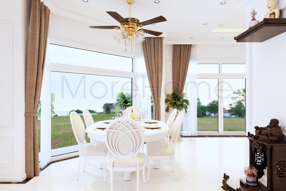 Thiết kế nội thất phòng khách nhà phố quận 9