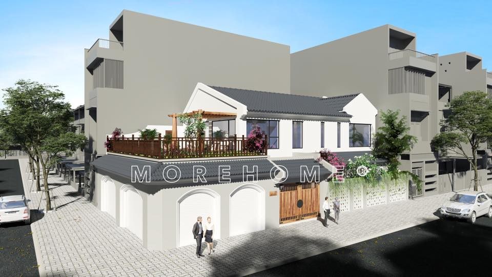 Thiết kế kiến trúc nhà phong cách á đông