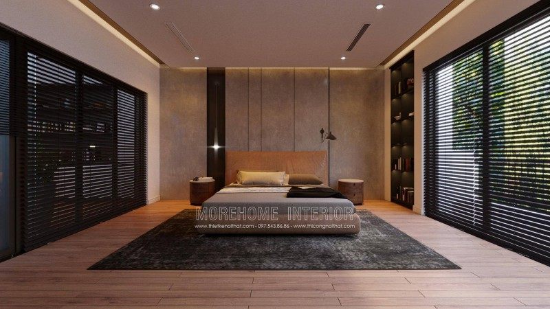 Thiết kế nội thất phòng ngủ nhà vườn pandora 53 triều khúc thanh xuân hà nội