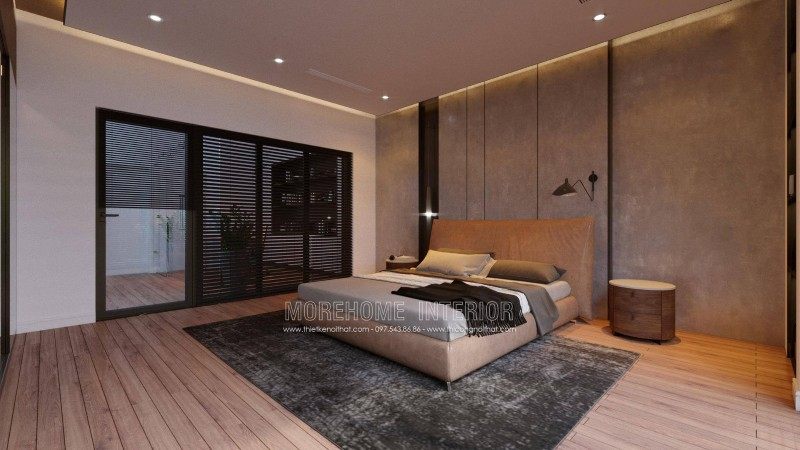 Thiết kế nội thất phòng ngủ nhà vườn pandora 53 triều khúc thanh xuân hà nội