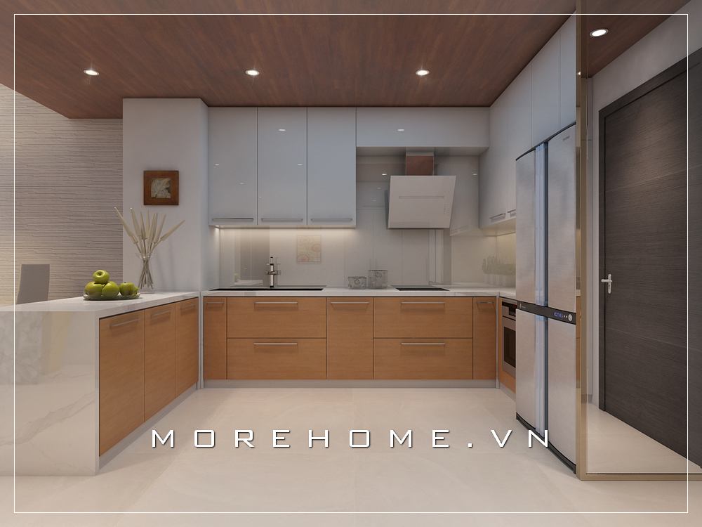 Thiết kế phòng bếp đẹp, ấn tượng được người nội trợ yêu thích