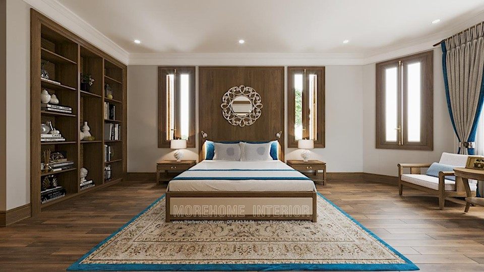 Thiết kế nội thất phòng ngủ biệt thự splendora bắc an khánh hoài đức hà nội