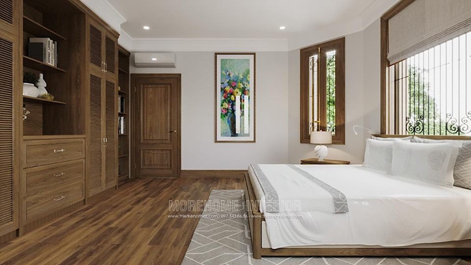 Thiết kế nội thất phòng ngủ biệt thự splendora bắc an khánh hoài đức hà nội