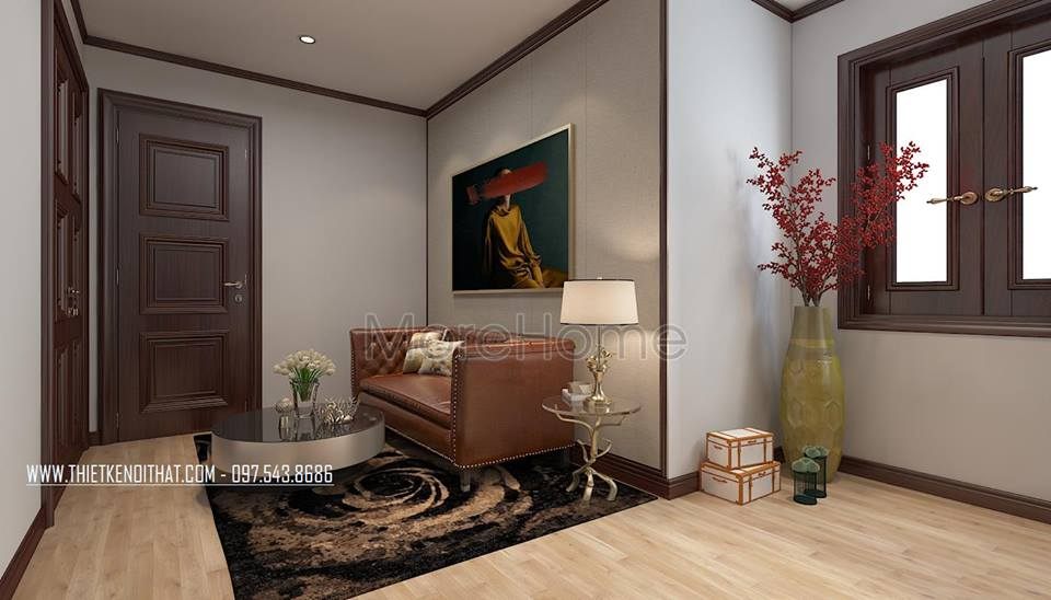 Thiết kế nội thất biệt thự tân cổ điển tại bắc ninh