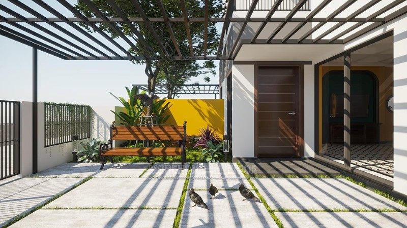 Thiết kế ngoại thất biệt thự Gamuda Hoàng Mai Hà Nội
