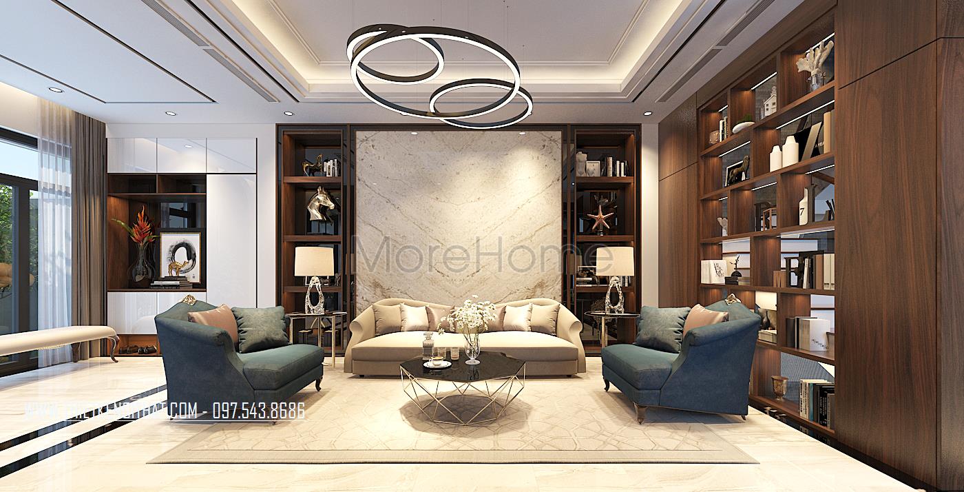 Thiết kế nội thất biệt thự Vinhomes Green Bay Mễ Trì