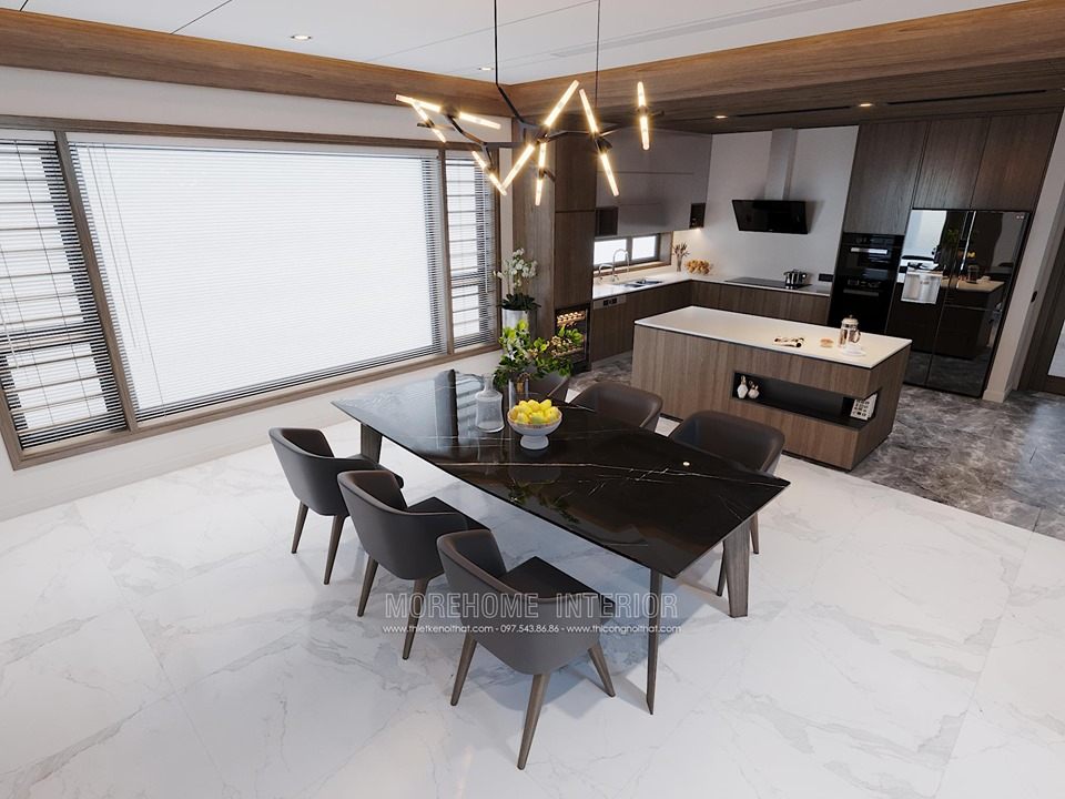 Thiết kế nội thất biệt thự phố Hà Tĩnh