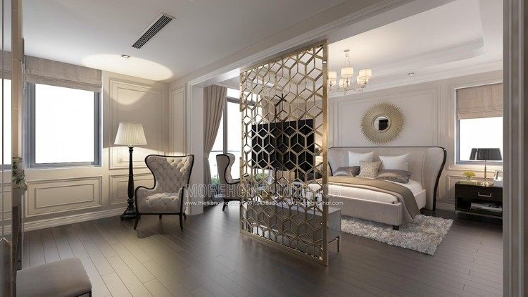 Thiết kế nội thất phòng ngủ Master biệt thự Imperia Garden