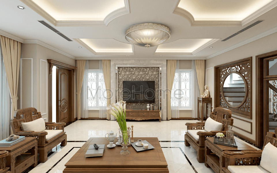 Thiết kế nội thất biệt thự Riverside Nguyễn Duy Trinh